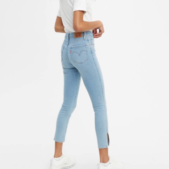 Button Front 721 High Rise Skinny Ankle Jeans - Picture 2 of 6